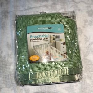 Breathable Mesh Crib Liner brand new